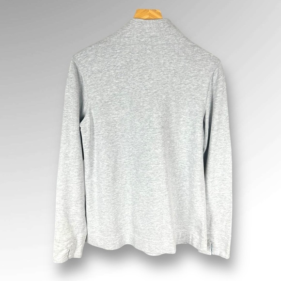 Lilly Pulitzer Gray Captain Popover with Blue Accents - Picture 2 of 6